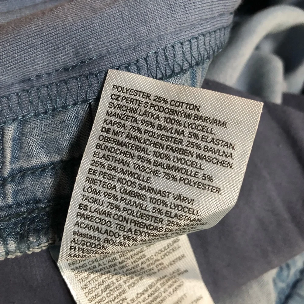 H&M Women’s soft denim Pull Up Maternity pants size XL NWT - Picture 5 of 8